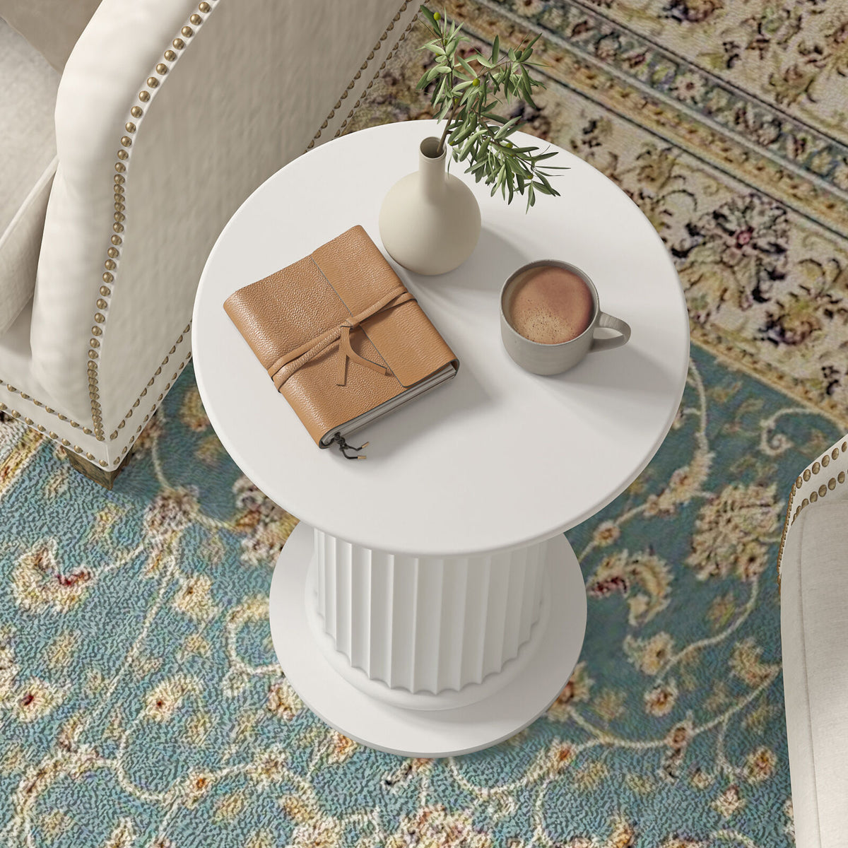 Roman Accent Side Table