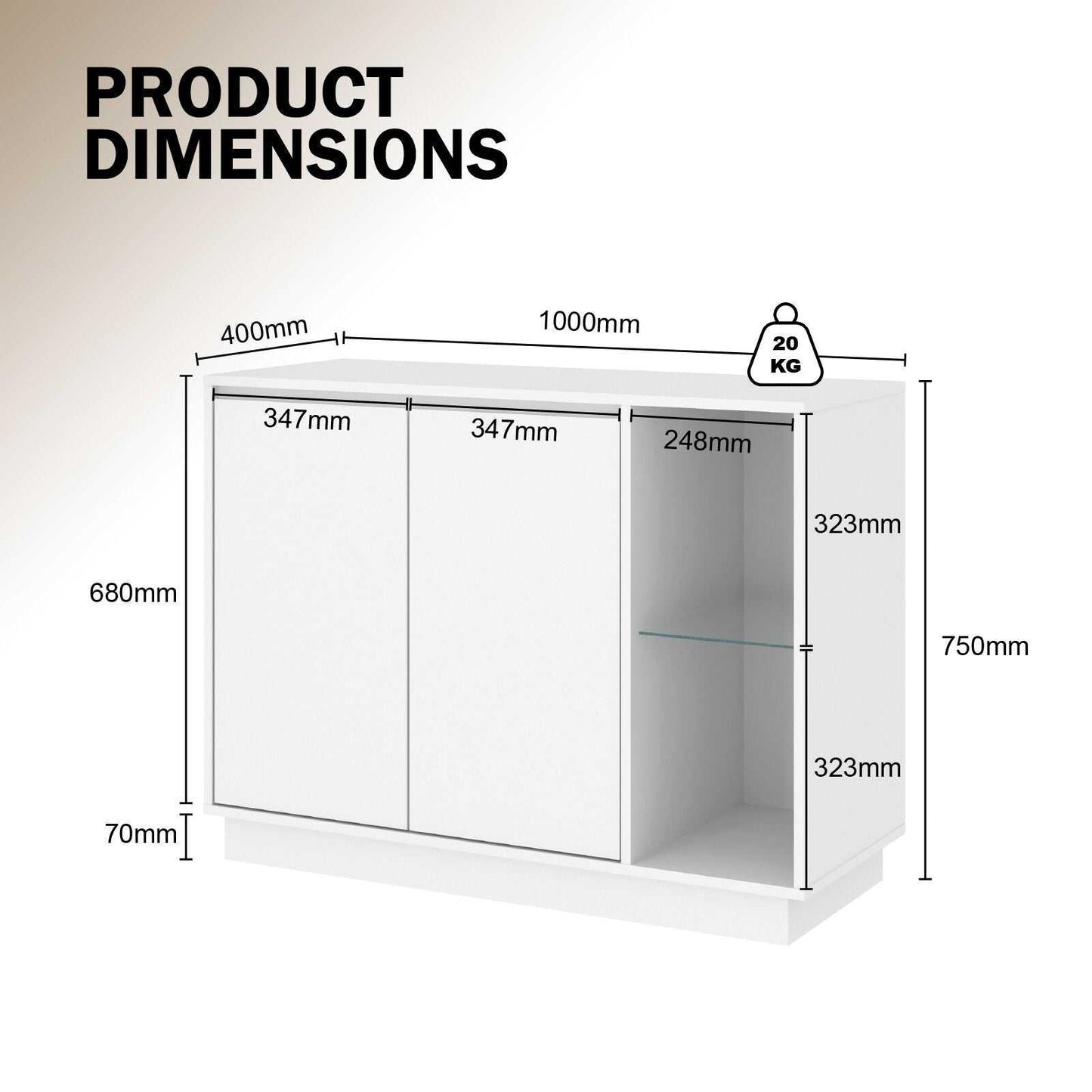 Luna Modular Storage Cabinet Set