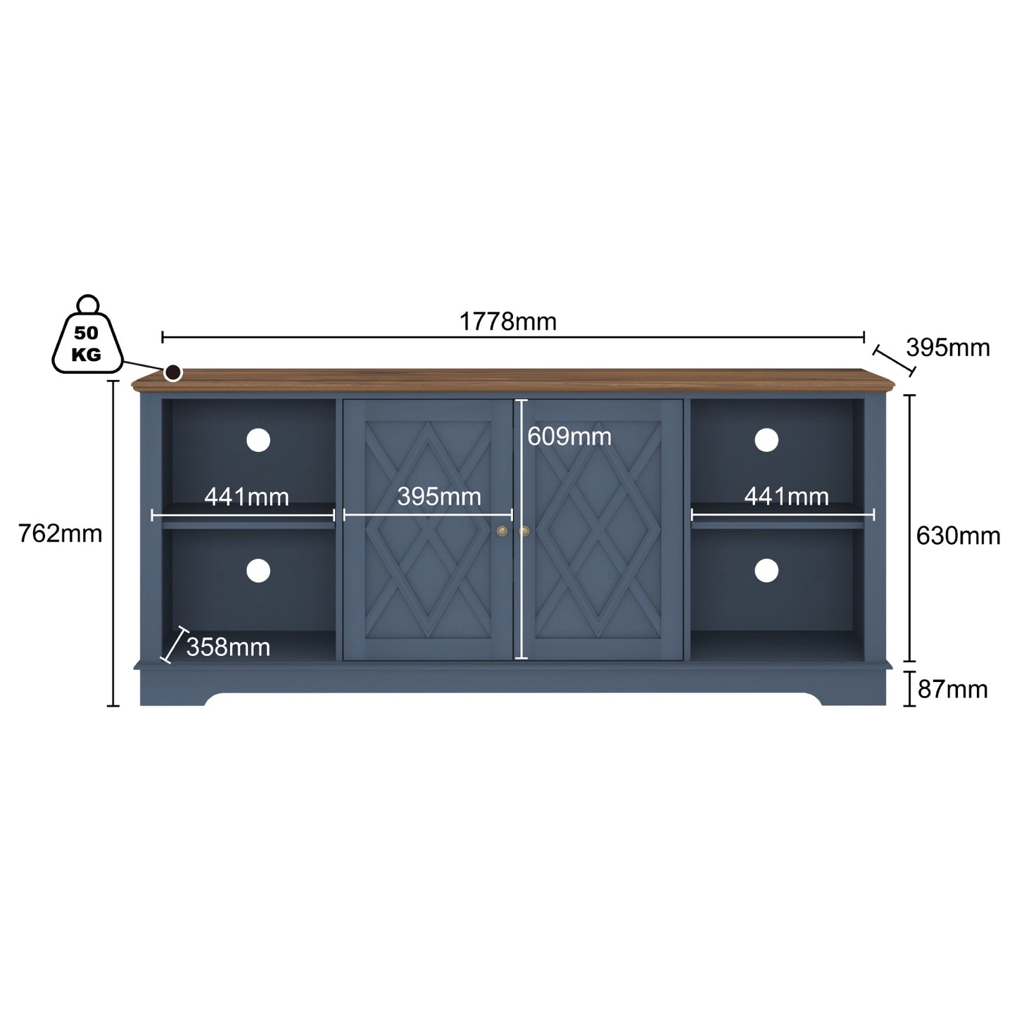 Nautical Edition Living Set - Tv Unit & Coffee Table