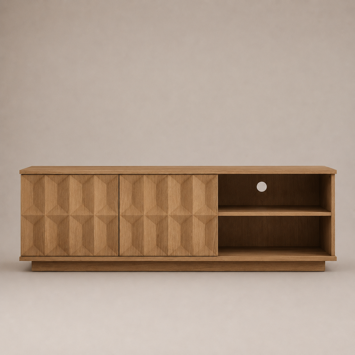 Elle Geometric 150cm TV Entertainment Unit | Artistic Design