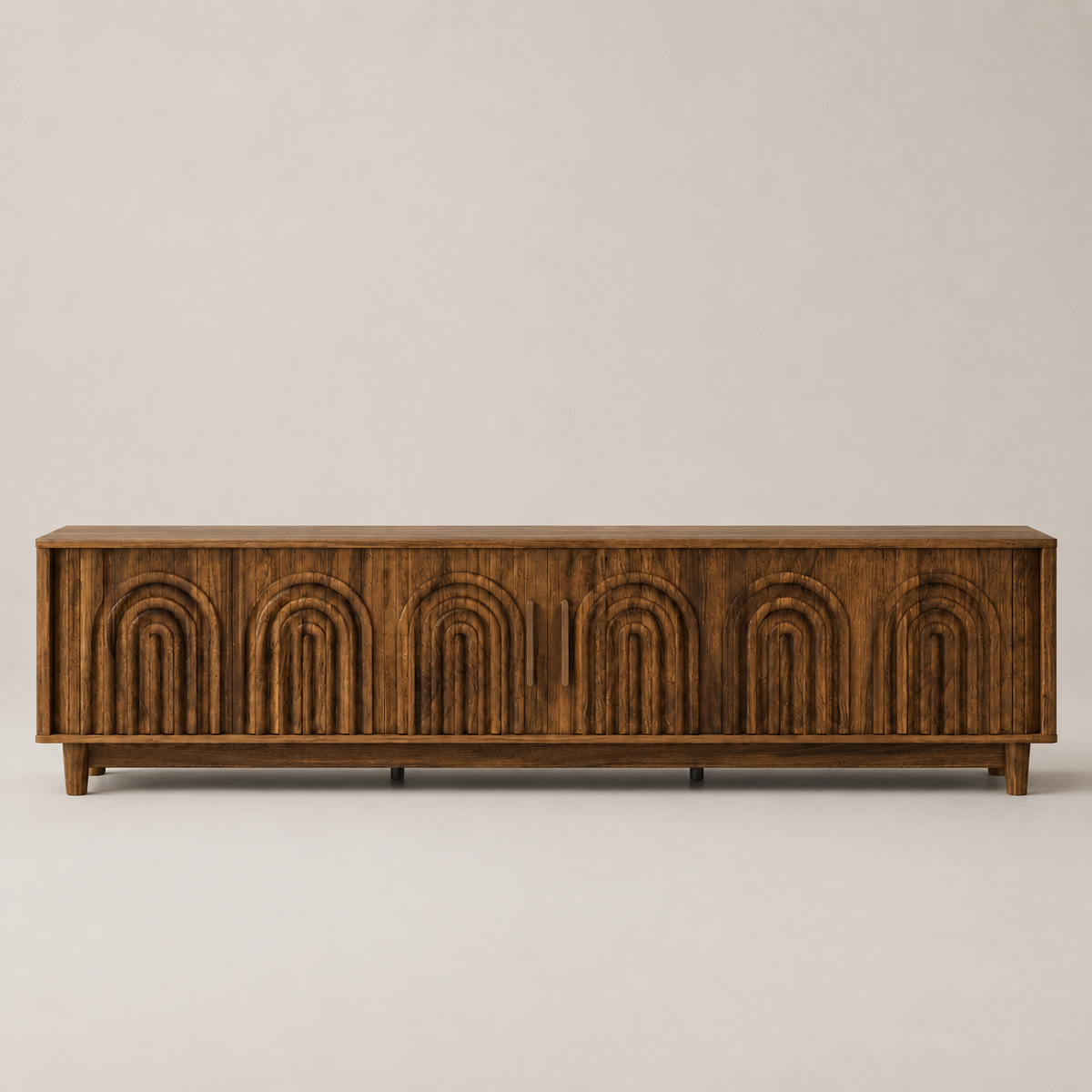 Osaka 160cm Arched Ribbed TV Entertainment Unit