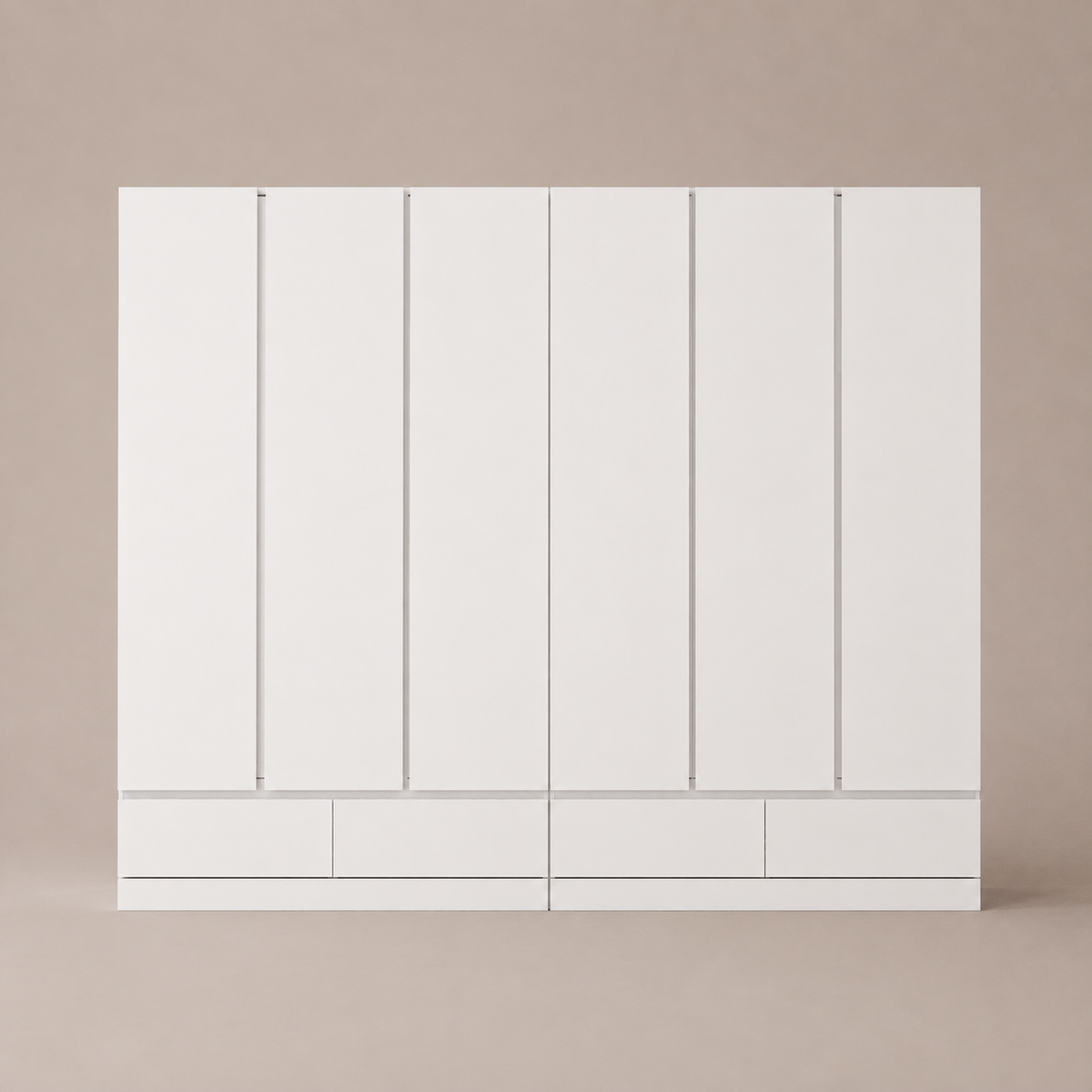 Flexi Modern Sleek Duo Wardrobe | Maximum Bedroom Storage Solution