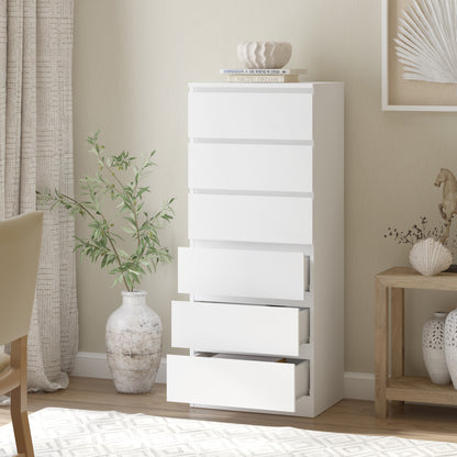 Zane 12 Chest White Dresser