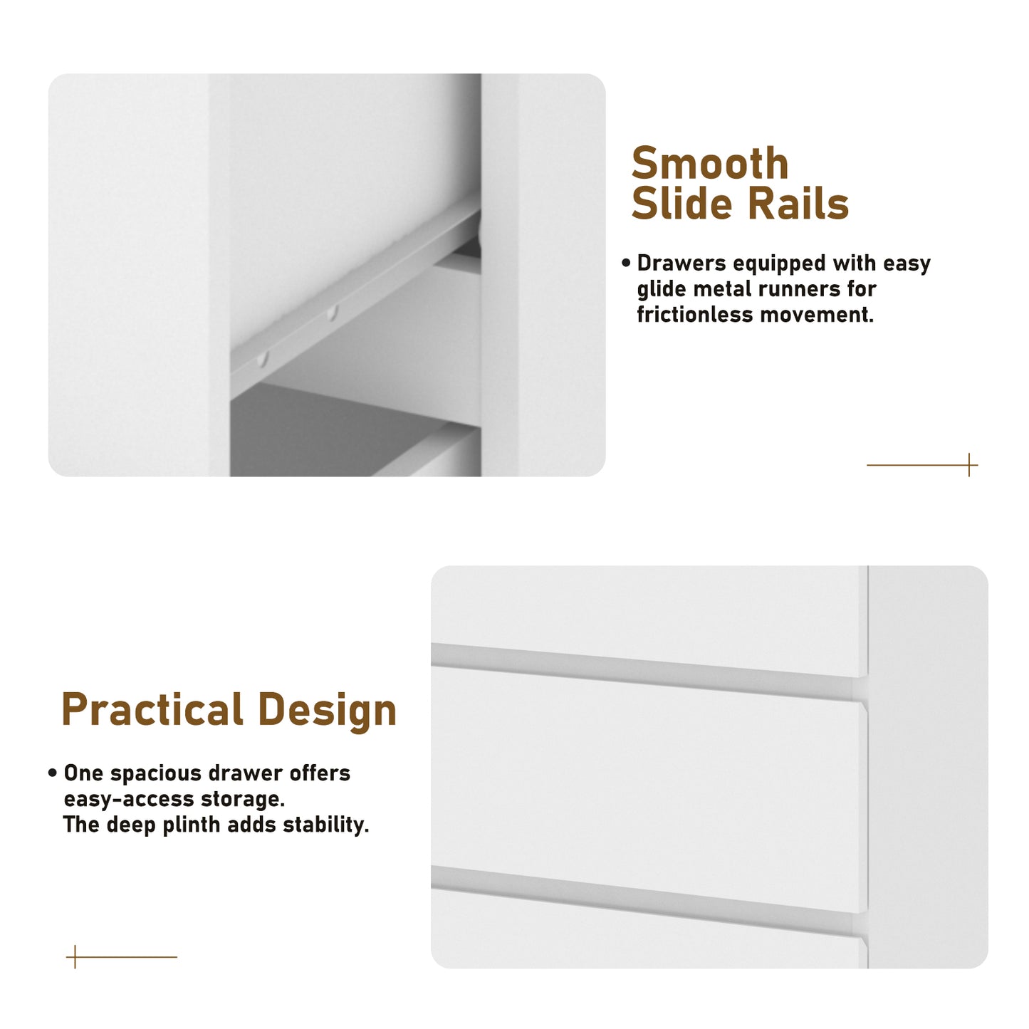 Zane 12 Chest White Dresser