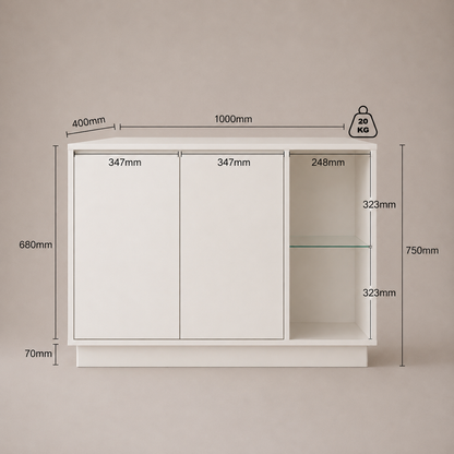 Luna Duo Cabinet Set | Modular Storage