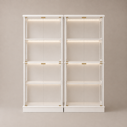 Arlo Duo LED Display Cabinet | Modular Storage