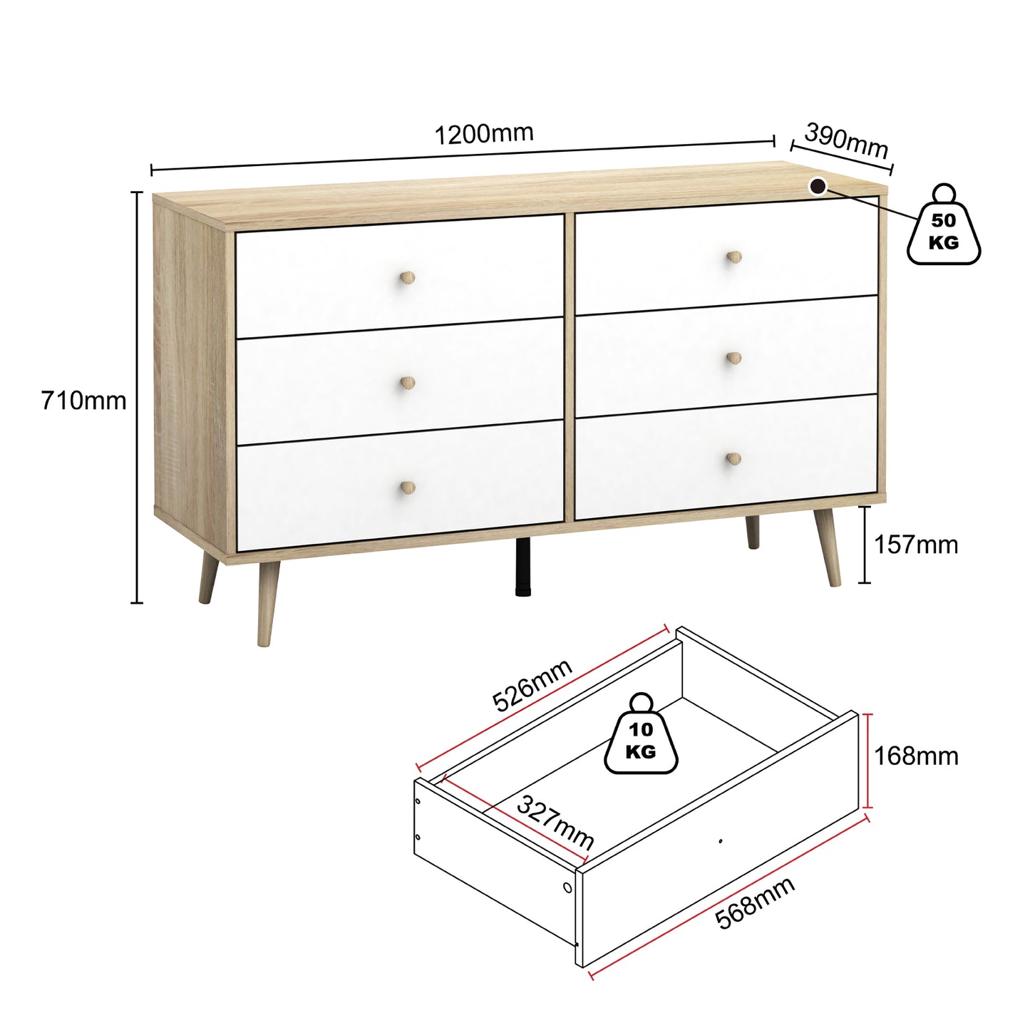 Adriana 4 piece storage set