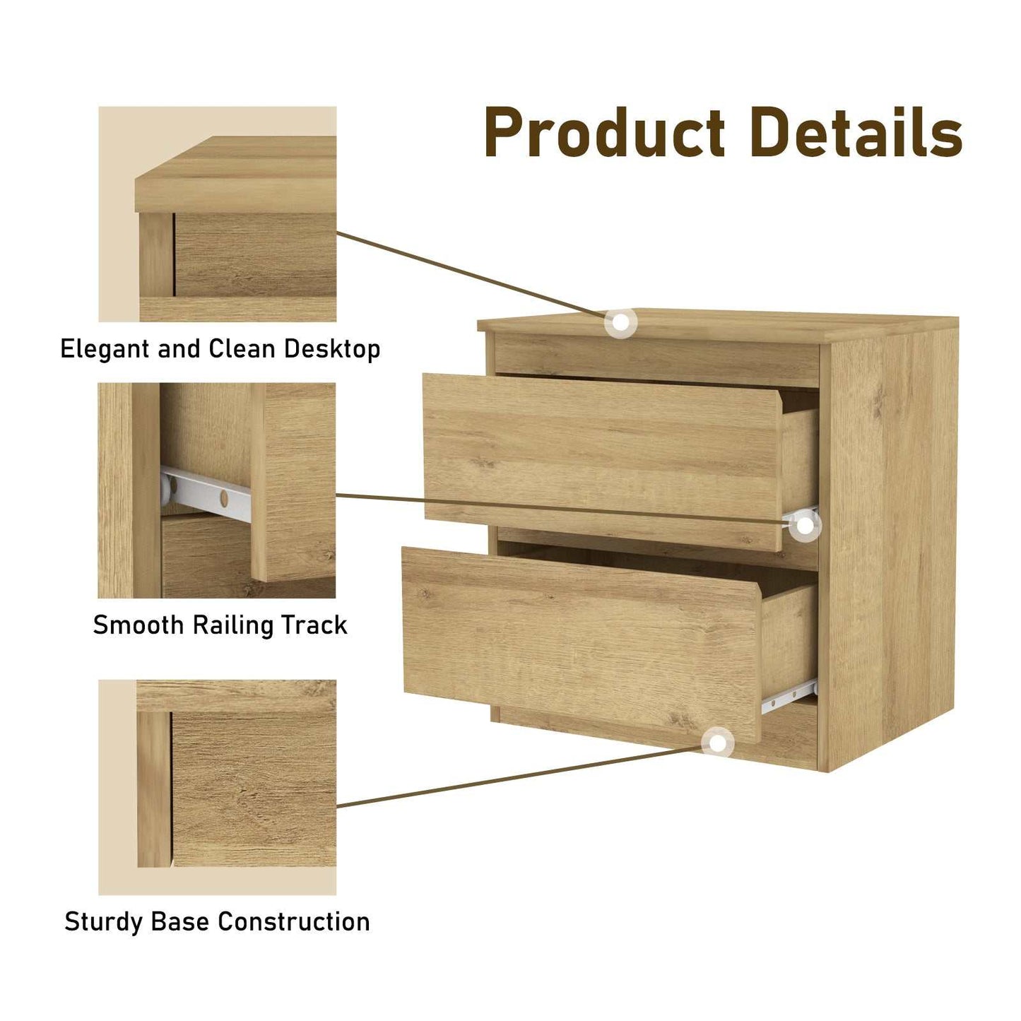 Zane Bedside Table