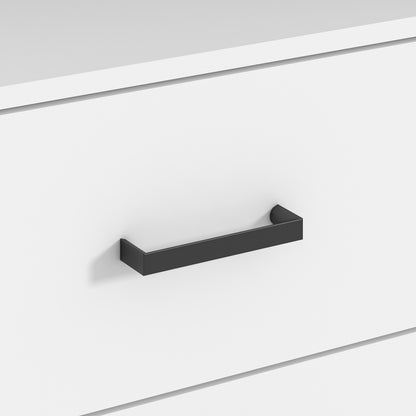 City White 2 Drawer Bedside