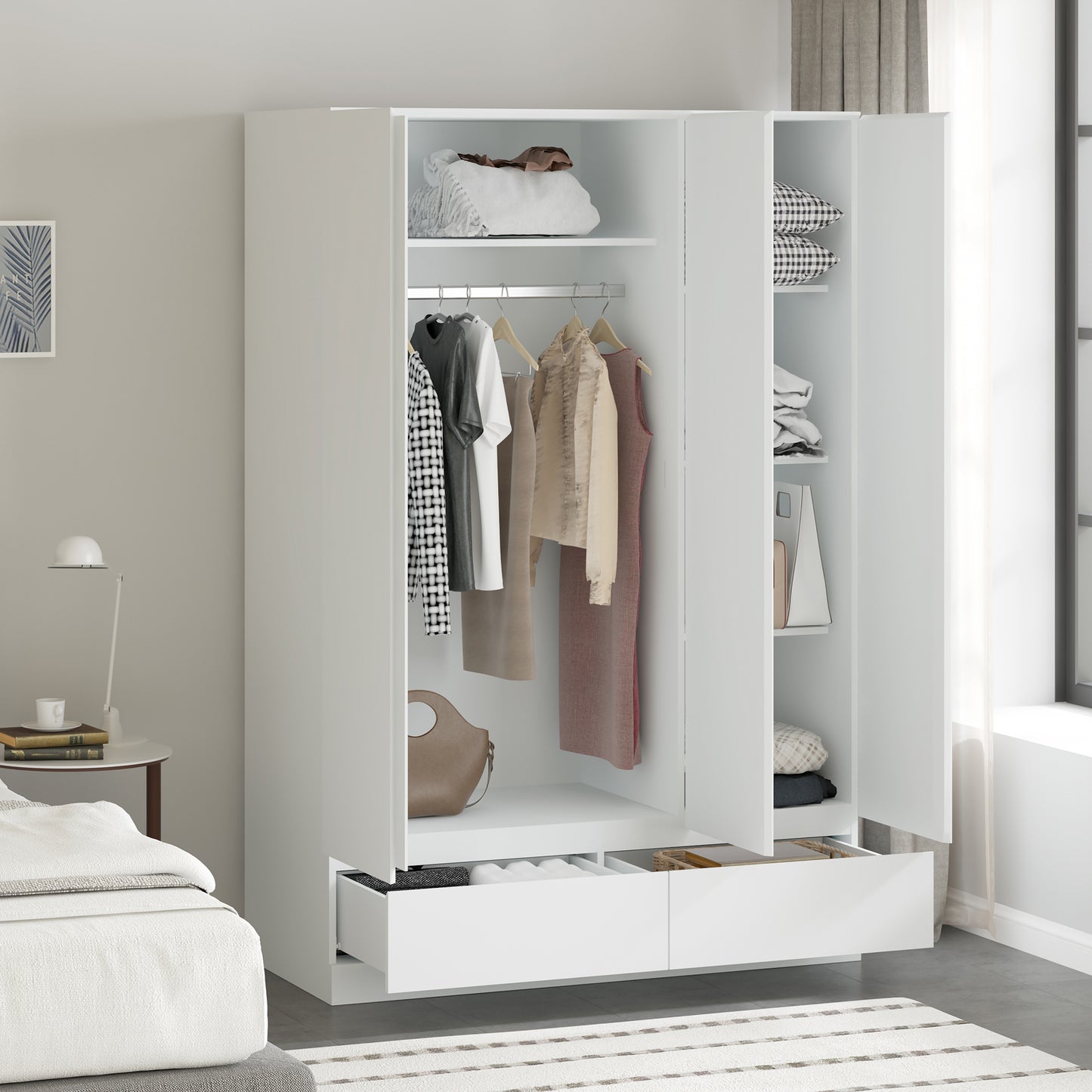 The Felix Modern Sleek Wardrobe Bundle - Maximum Bedroom Storage Solution