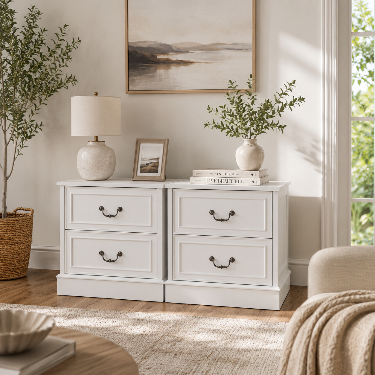 Hampton Duo Bedside Tables