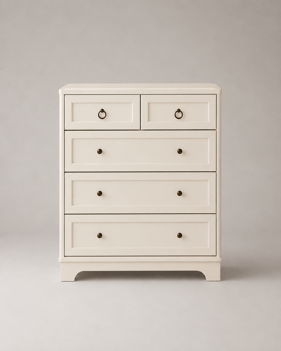 Marlow 5-Drawer Tallboy | Coastal Luxe Storage Cabinet