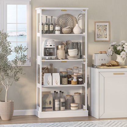 Arlo Duo LED Display Cabinet - Unique Storage Stand