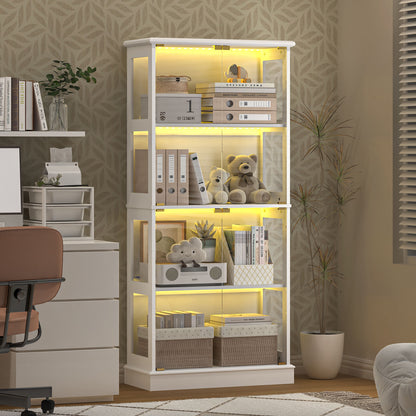 Arlo Duo LED Display Cabinet - Unique Storage Stand