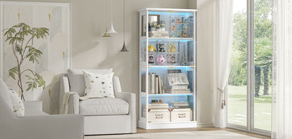 Arlo Duo LED Display Cabinet - Unique Storage Stand