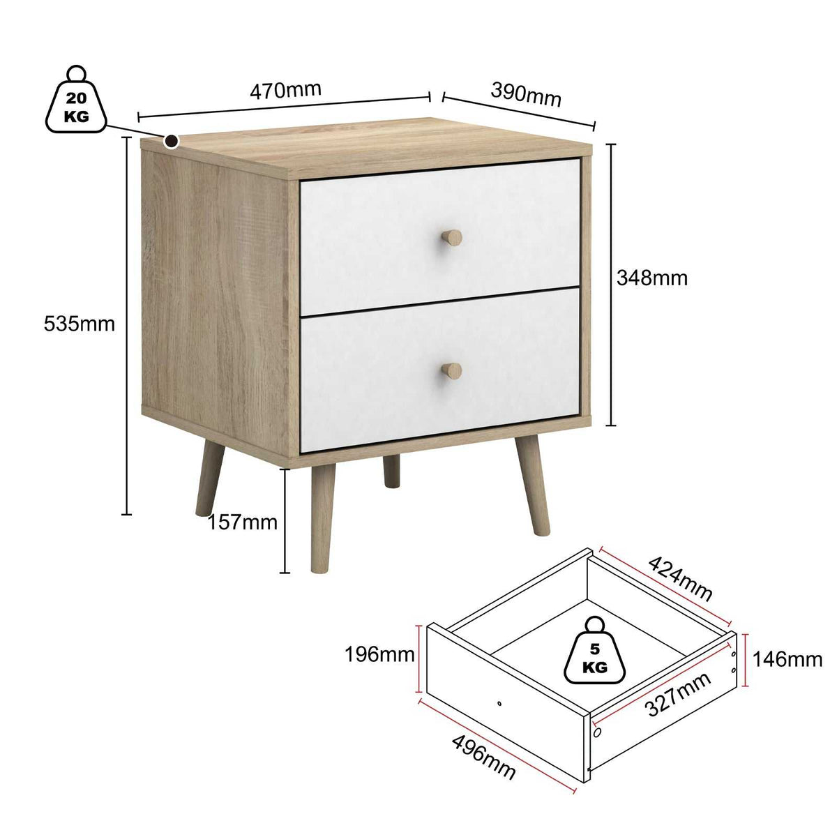 bedside table