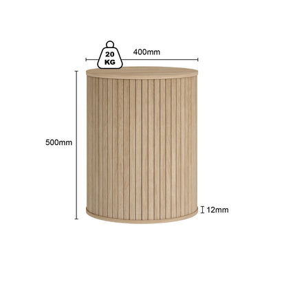 Eden Fluted Accent Table