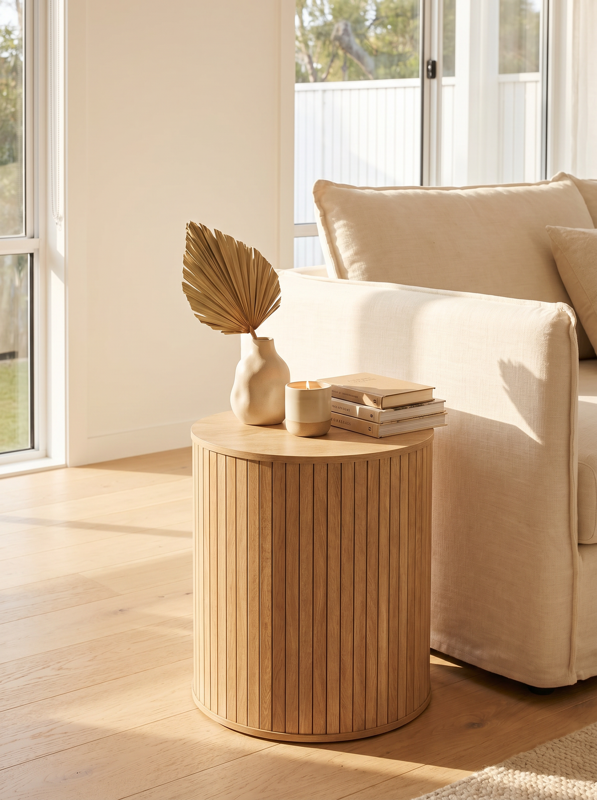 Eden Fluted Accent Table
