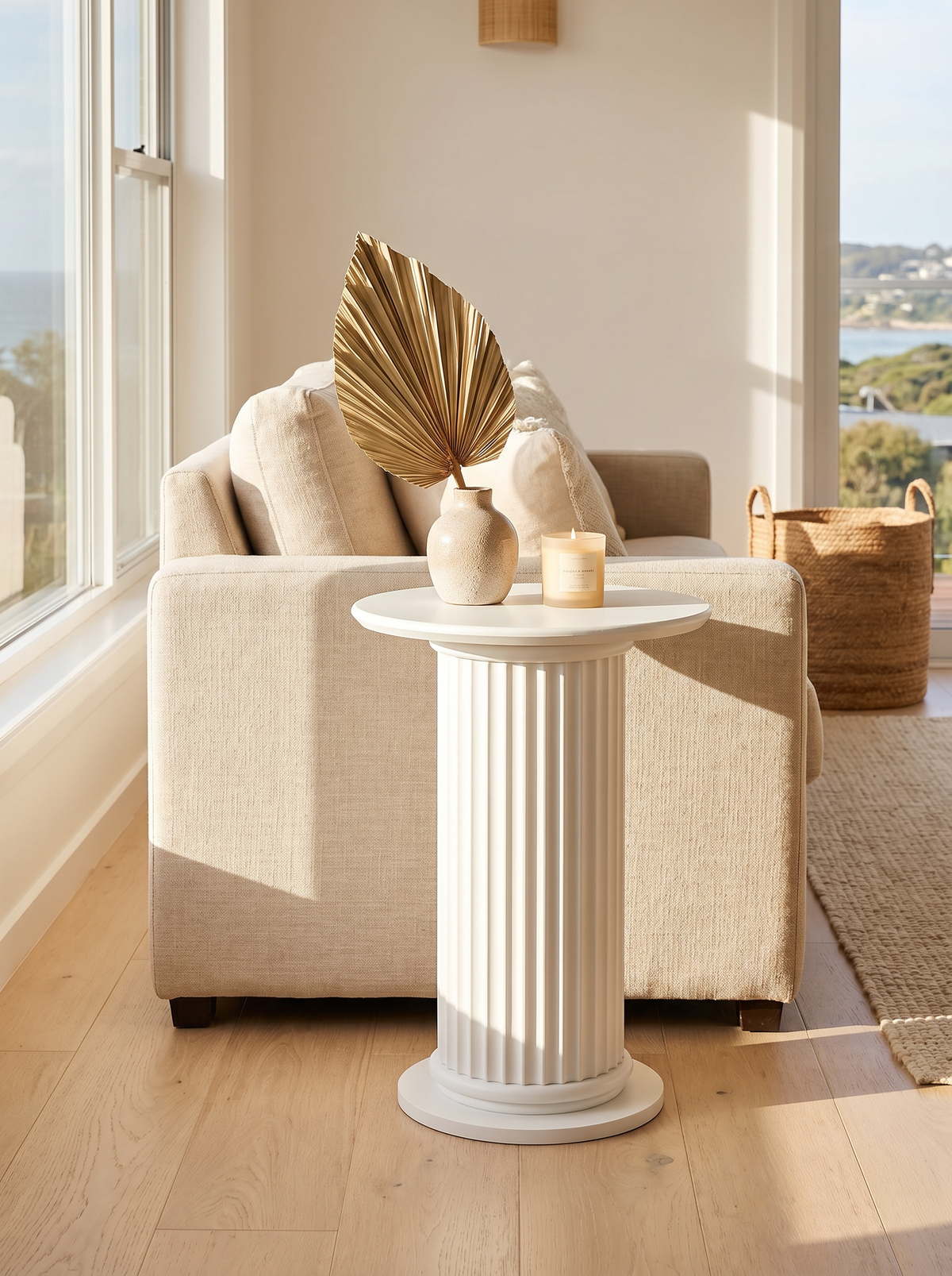 Roman Accent Side Table