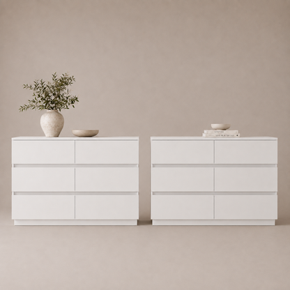Zane White 12-Drawer Dresser | Luxe Duo Drawer Storage