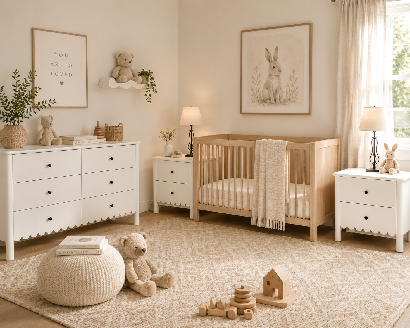 Harla Scalloped Bedroom & Nursery Collection