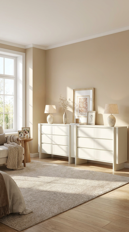 Taylor 12 Drawer Chest Duo Set of 6 Drawer
