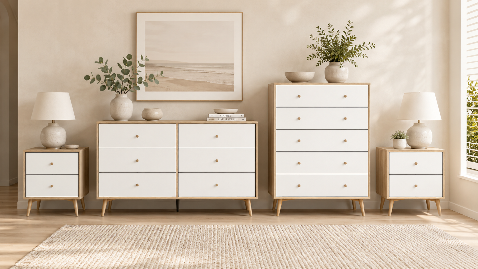 Adriana 4 piece storage set