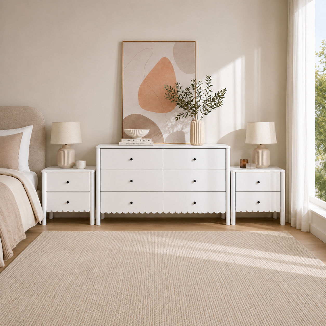 Harla Scalloped Bedroom & Nursery Collection