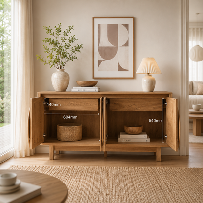 Eden Arched 4-Door Sideboard | Statement Storage
