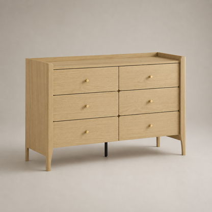 Sundrift Lowboy 6-Drawer Dresser