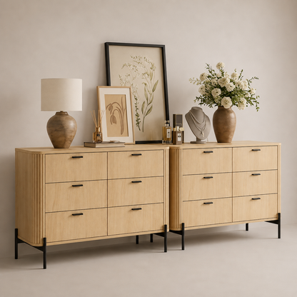 Ayla 12 Drawer Chest - Duo Dresser Storage for any room