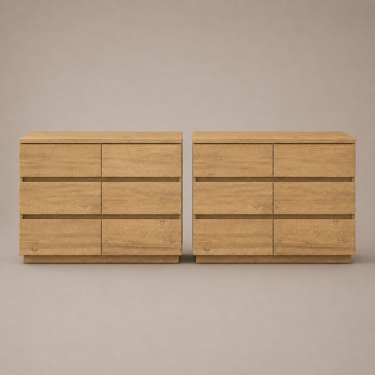 Zane 12-Drawer Dresser Set – Bedroom Lowboy Storage