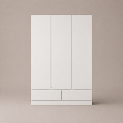 The Felix 3-Door Sleek Wardrobe | Minimalistic Storage