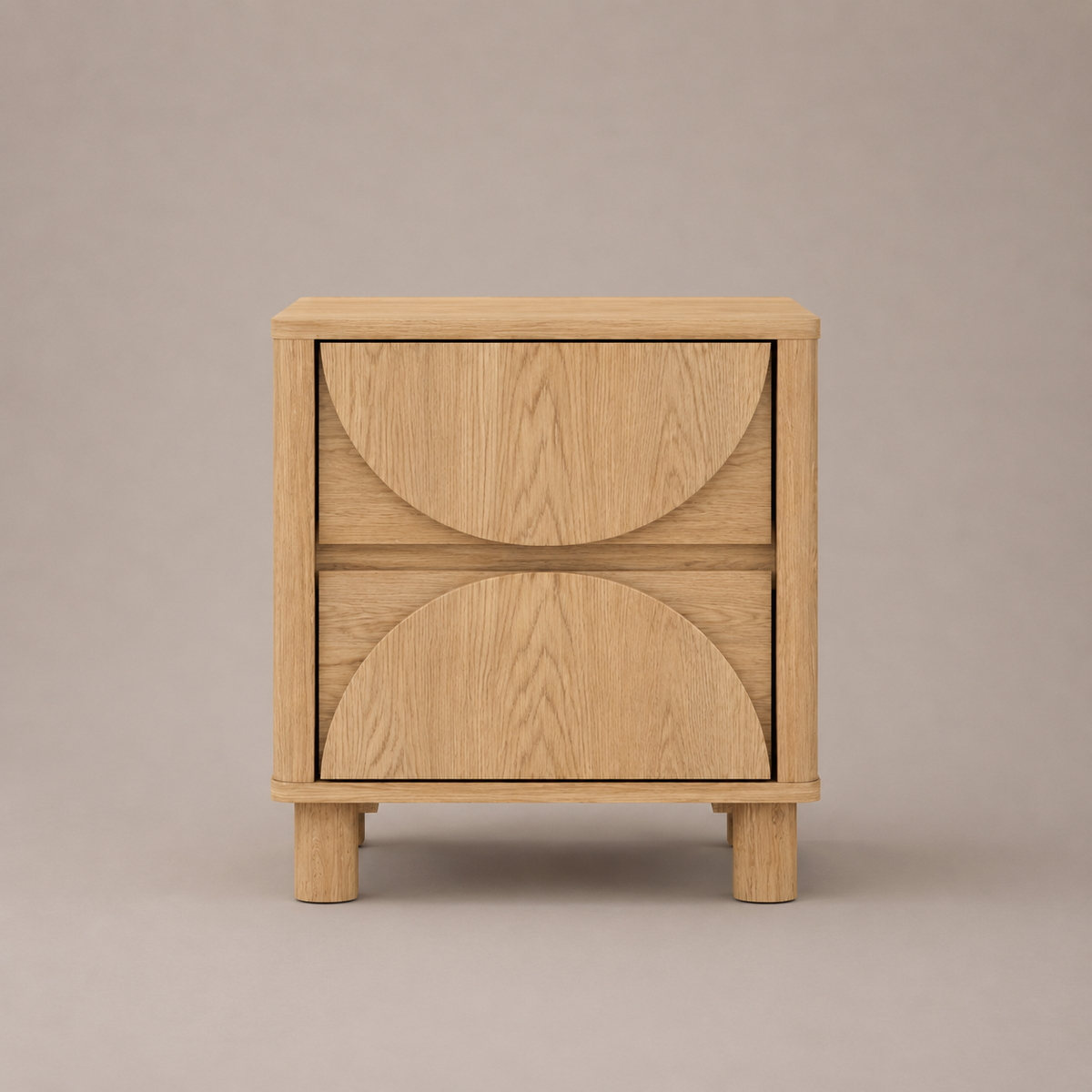 Eden Arched 2-Drawer Bedside Table