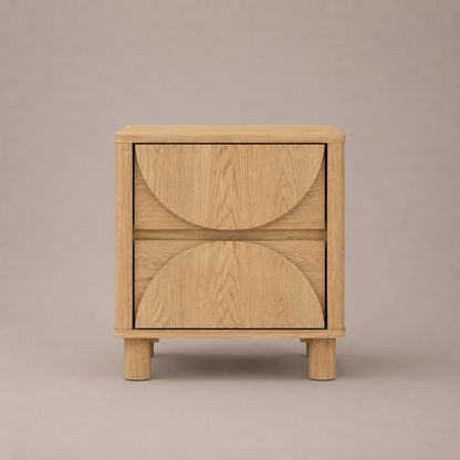 Eden Arched 2-Drawer Bedside Table
