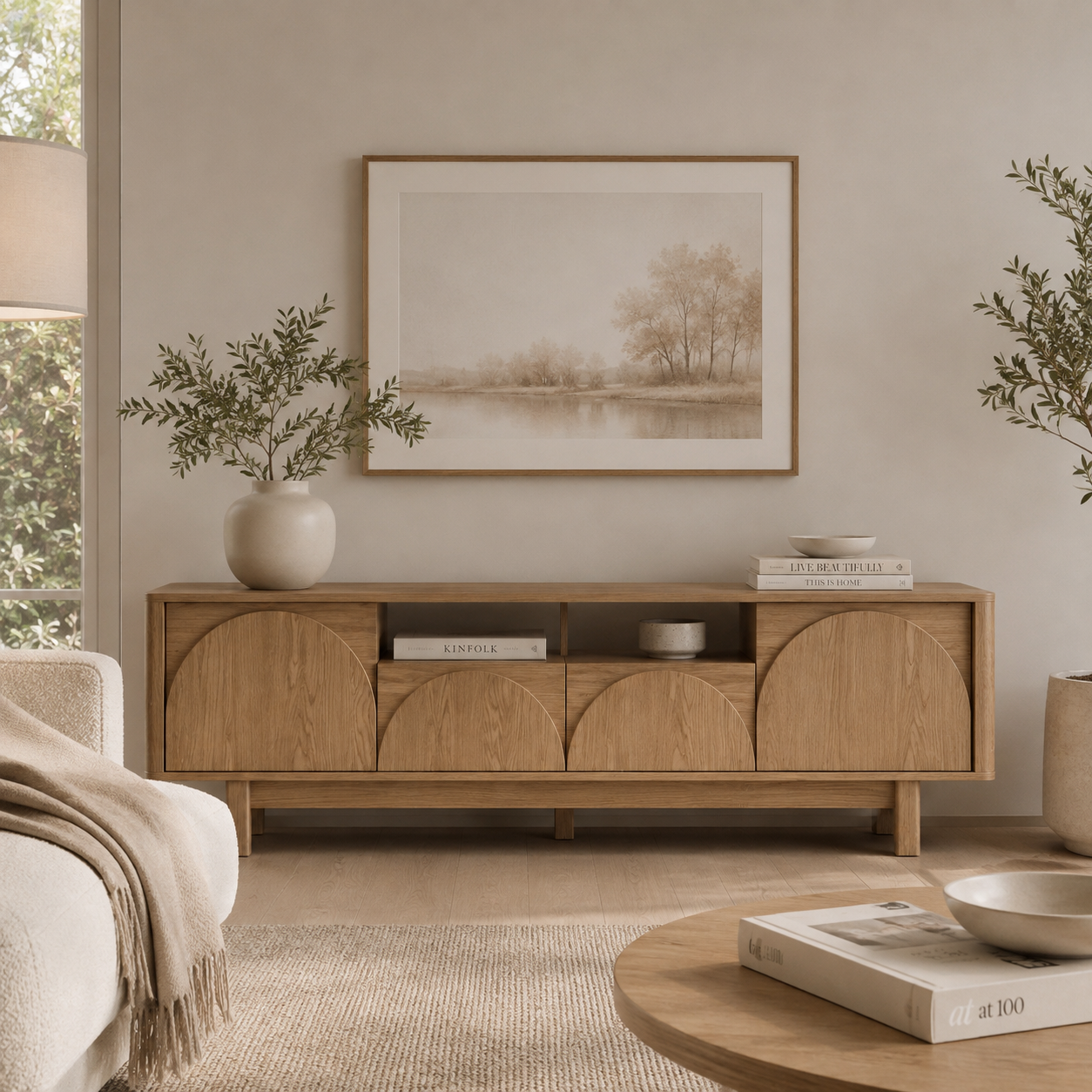 Eden Arch 180cm TV Entertainment Unit | Contemporary Living
