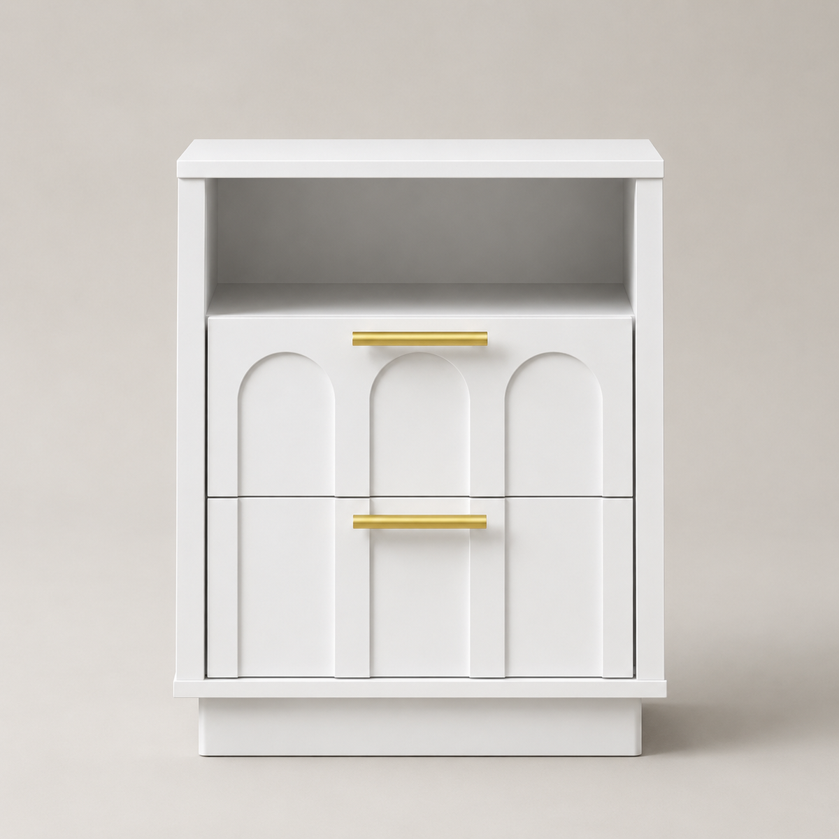 Opera Bedside Table | Functional Charging Storage