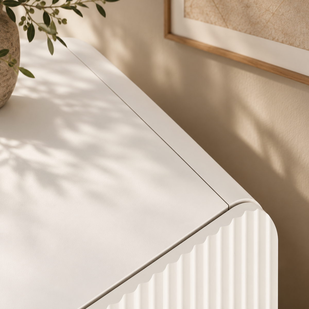 Scallop Fluted Sideboard | Contemporary Dining