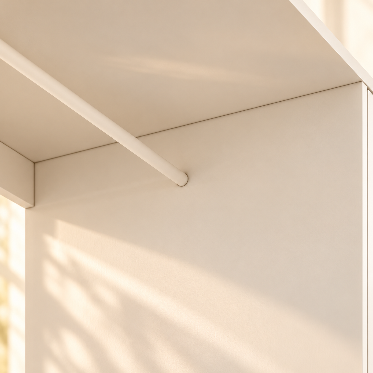 Manhattan Wardrobe Cabinet with Hanging Rail
