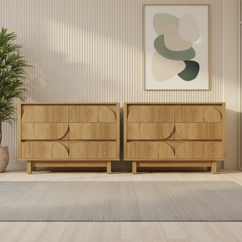 Eden Duo - Modern Chest of 12 Drawers