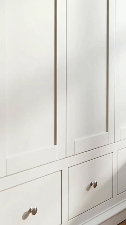 Hannah Wardrobe French Provincial 3 Door 3 Drawer Wardrobe