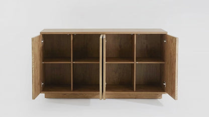 Elle Geometric 4 Door Sideboard | Artistic Design